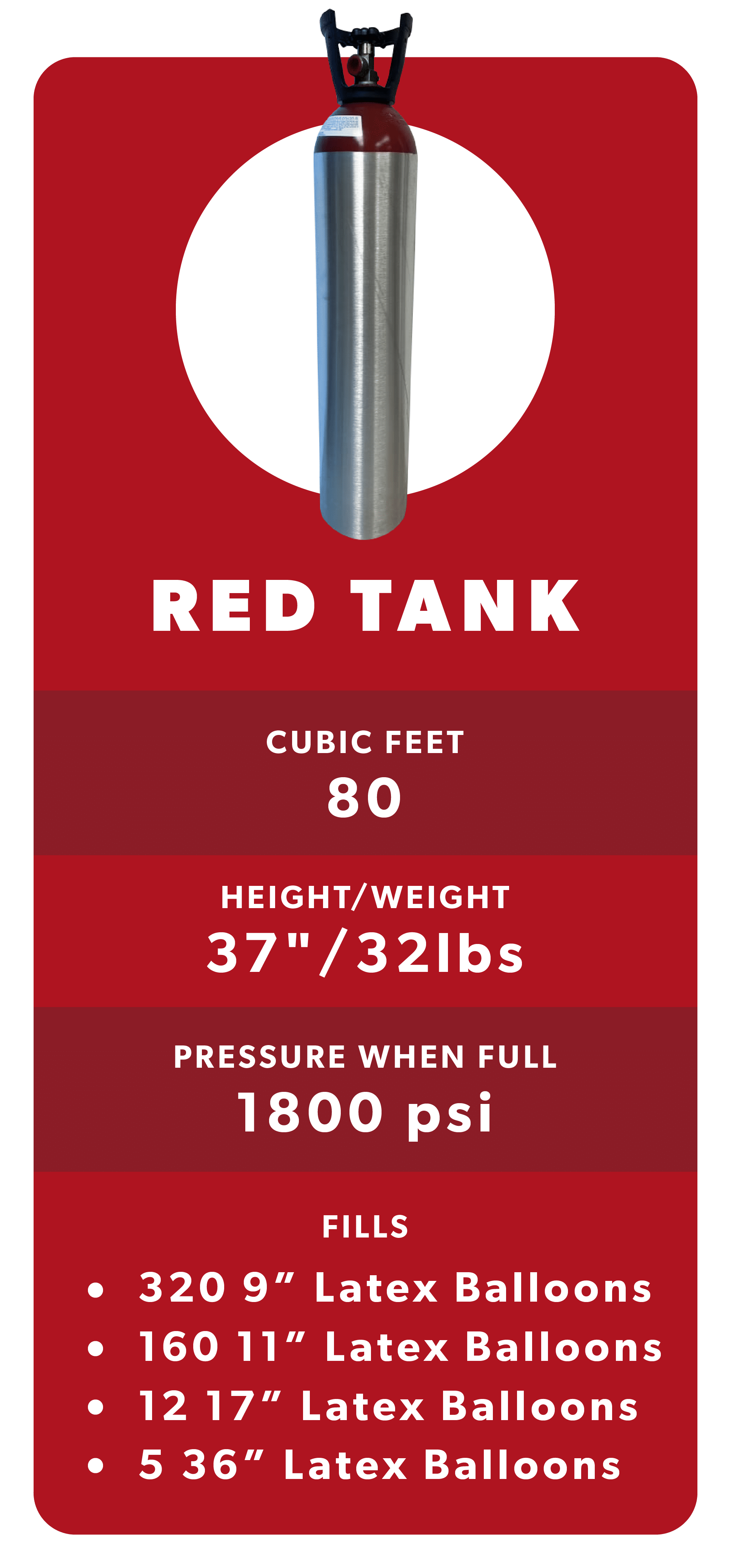 Tanks - Helium Tanks 4 Rent